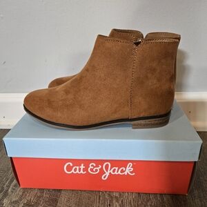 Cat & Jack Tan Suede Ankle Boots